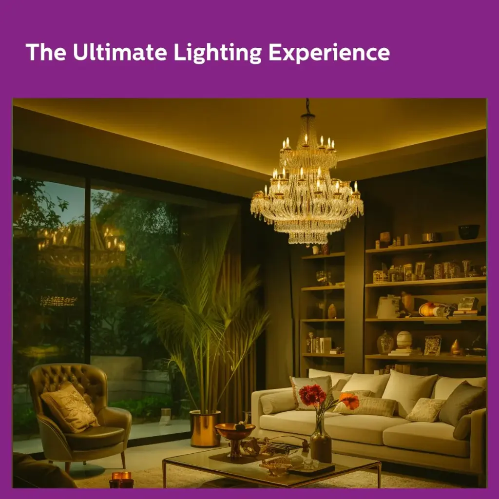 Filament LED Clear 4W C35 WW E27 Bulb - Vintage Style, True Warm White Light