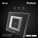 GOLDMEDAL NIXON 2 MODULE I-TOUCH WI-FI FAN REGULATOR | Home Automation, Works with iWorld APP, Alexa, Google Assistant