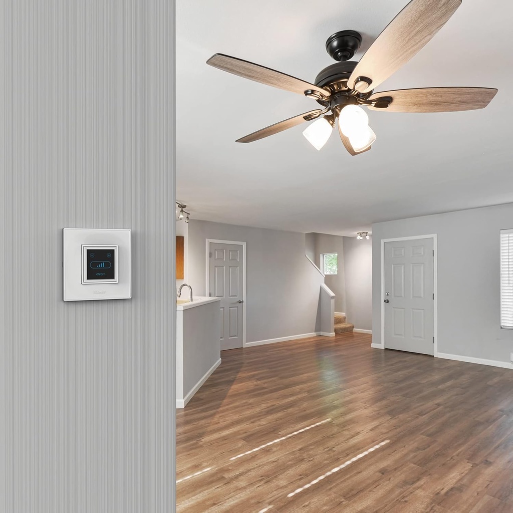 GOLDMEDAL NIXON 2 MODULE I-TOUCH WI-FI FAN REGULATOR | Home Automation, Works with iWorld APP, Alexa, Google Assistant