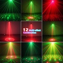 Mini Laser Projector Stage Lighting - 12 Modes with Tripod Stand