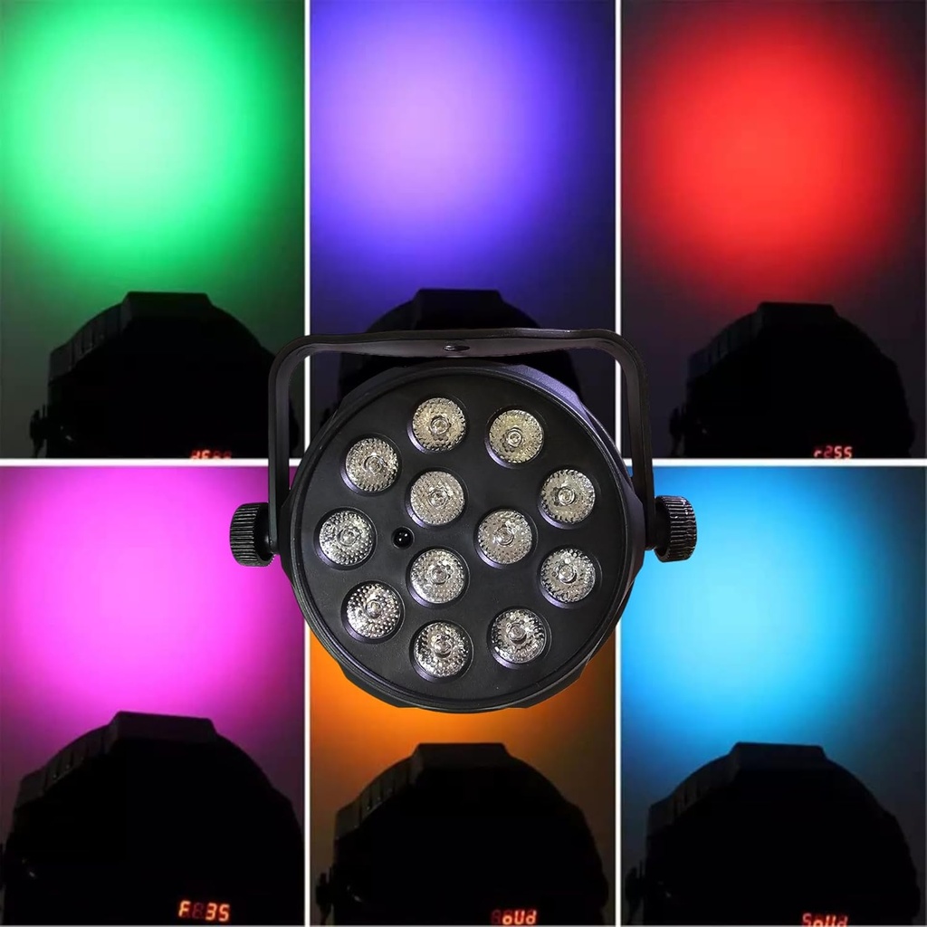 12 LED RGB PAR Stage Light - Dynamic Lighting for Events