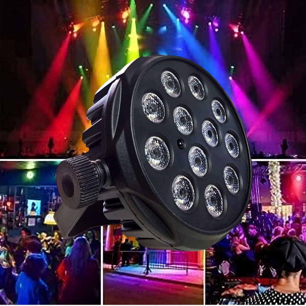 12 LED RGB PAR Stage Light - Dynamic Lighting for Events