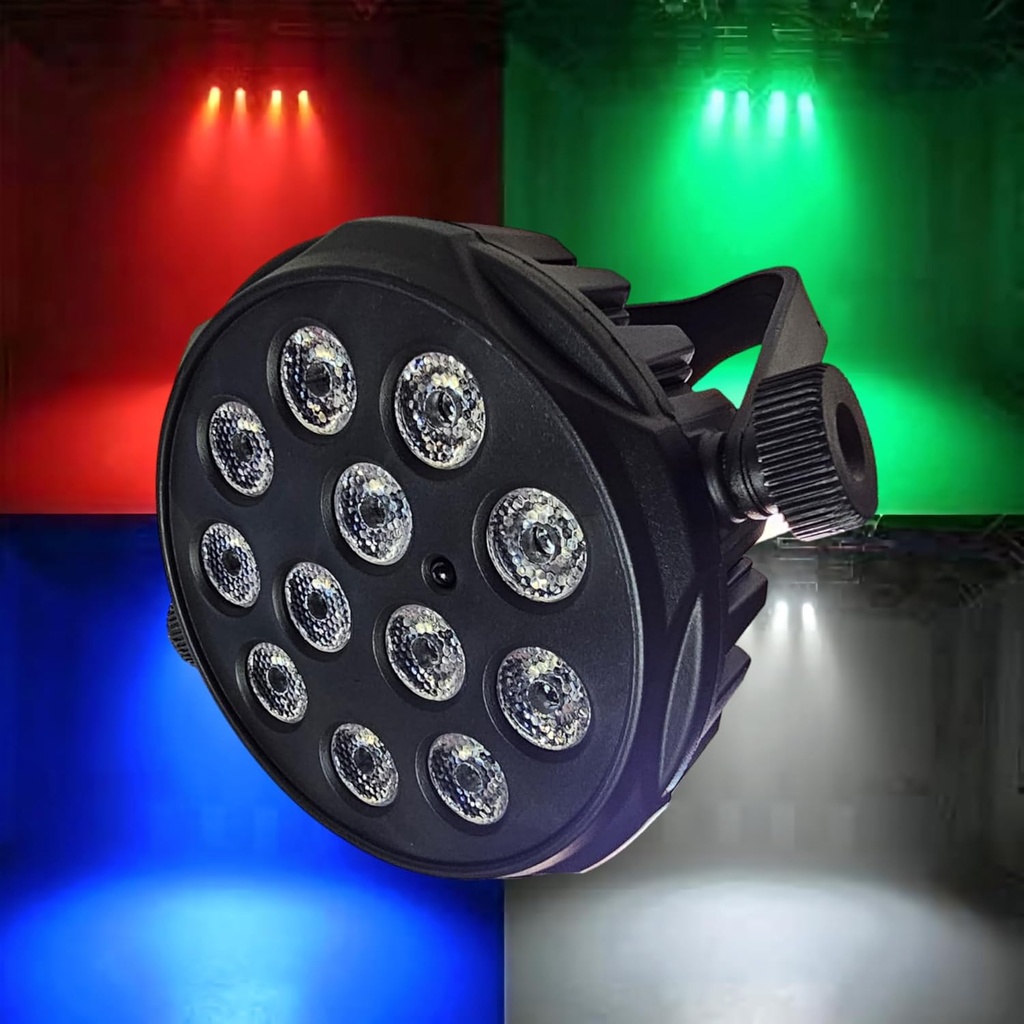 12 LED RGB PAR Stage Light - Dynamic Lighting for Events