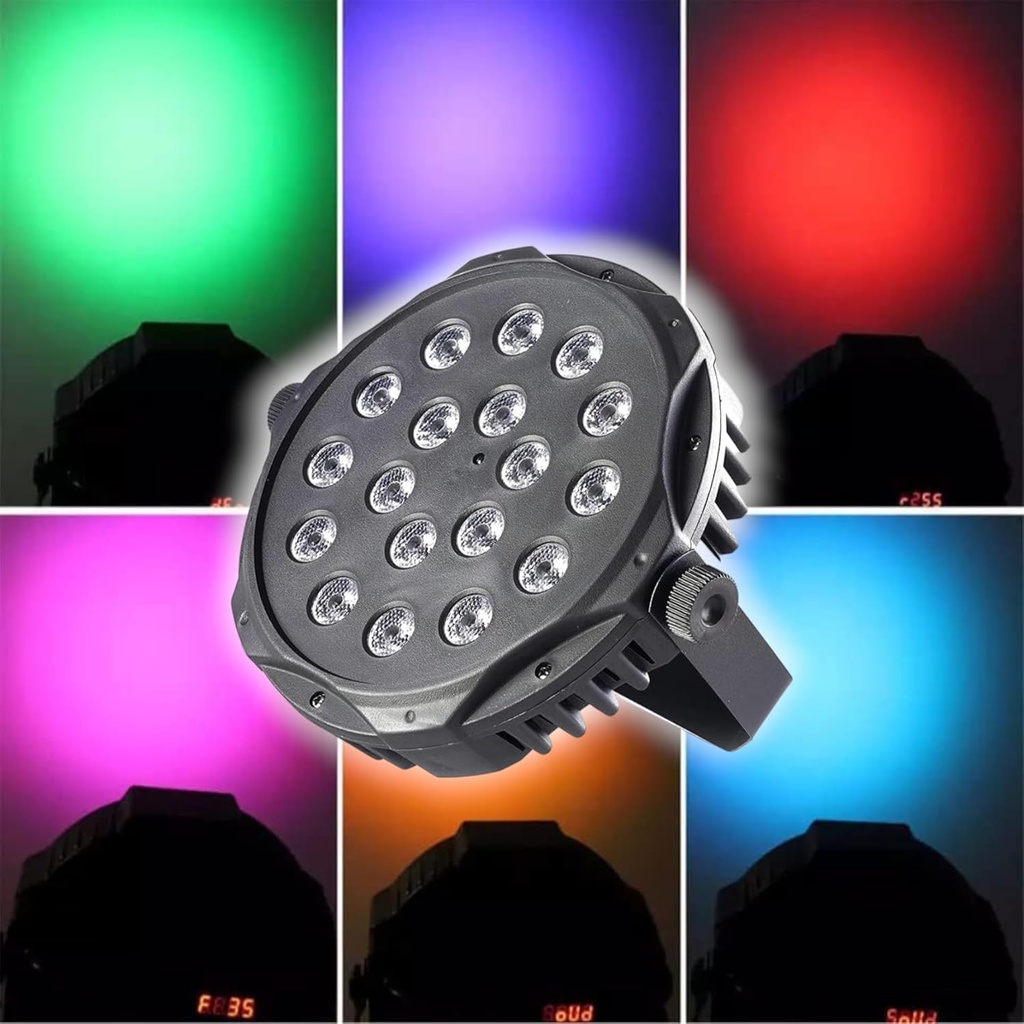 18 LED RGB PAR Stage Light - Dynamic Lighting for Events