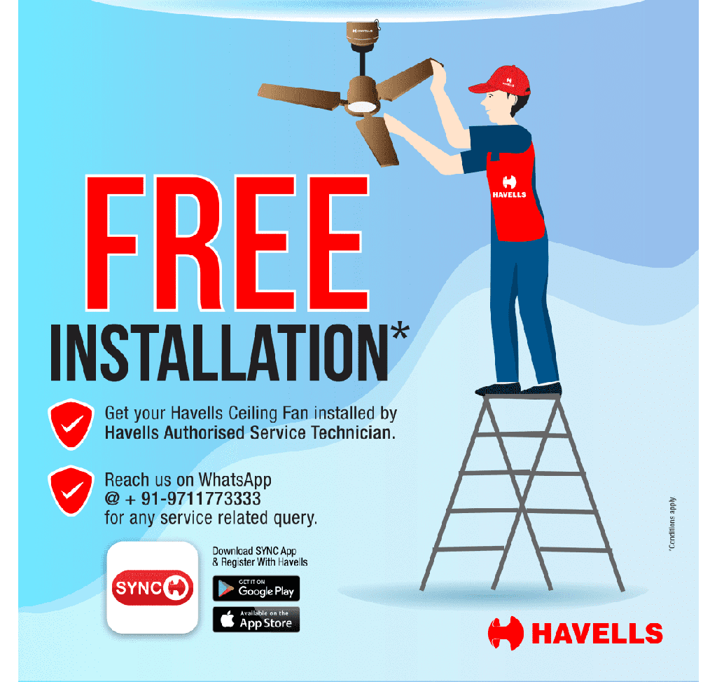 Havells Florence ES Ceiling Fan - Decorative with Premium Electroplating Antique Looks