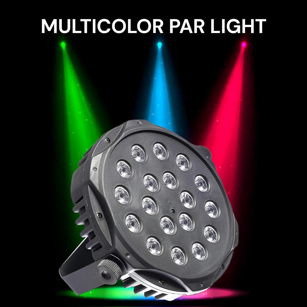 18 LED RGB PAR Stage Light - Dynamic Lighting for Events