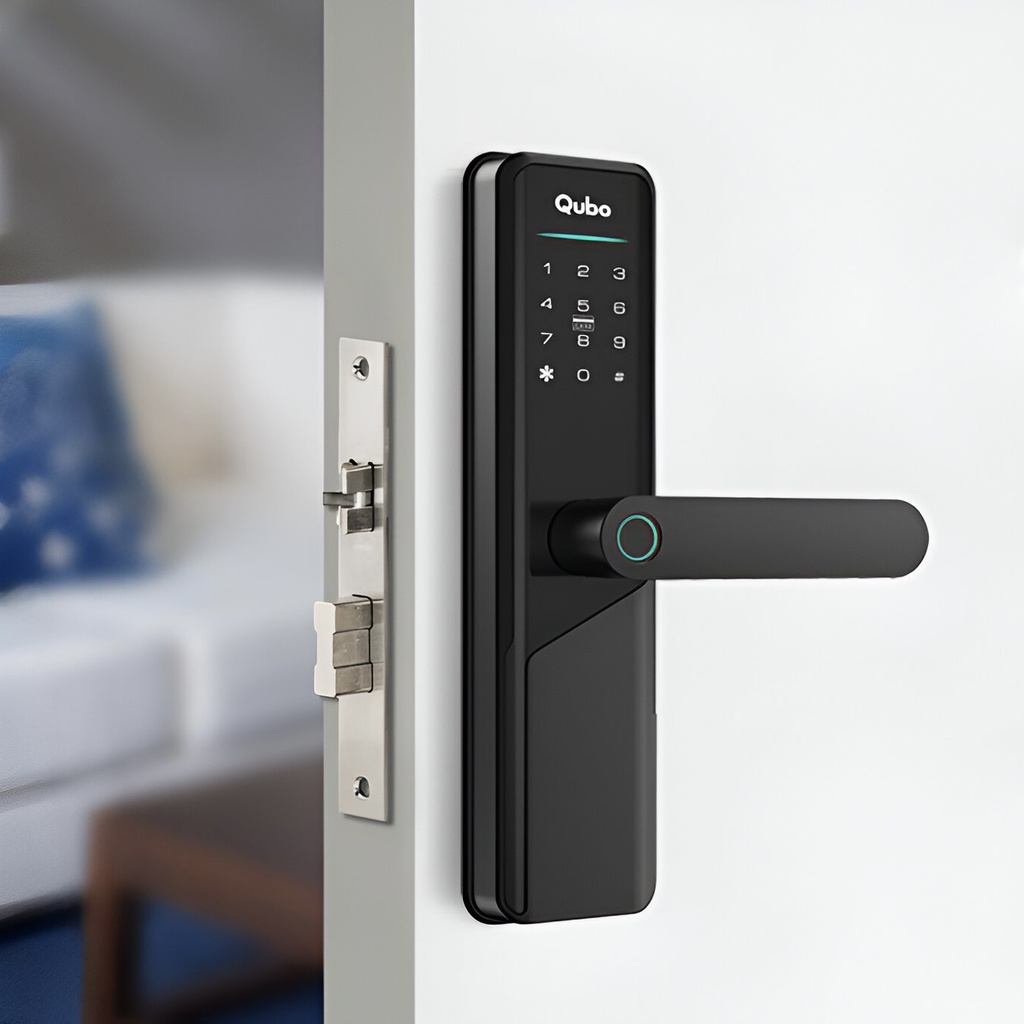 Qubo Smart Door Lock PRIMA | Black | Advanced Home Security