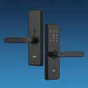 Qubo Smart Door Lock ALPHA | Black | Advanced Keyless Security