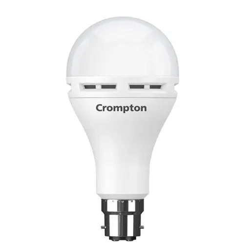 Crompton B22 Backup LED Bulb - Powersure Technology, Wide Voltage Protection, Up to 4 Hours Backup  