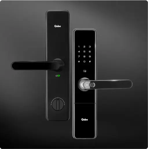 Qubo Smart Door Lock ULTRA | Black | Premium Smart Security