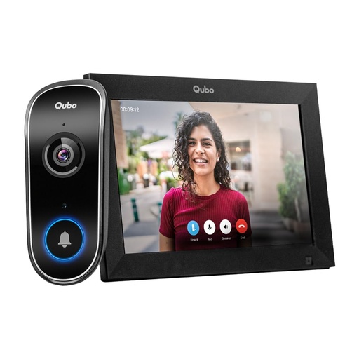 Qubo Smart INSTAVIEW | Video Doorbell Pro + Home Tab Combo