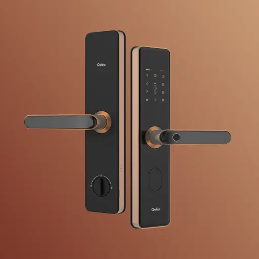 Qubo Smart Door Lock SELECT | Copper | Smart Home Security